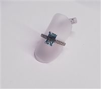 Anillo Soprana Mujer ACQUAMARINA in Oro Acquamarina AS10 ACQ 1.16